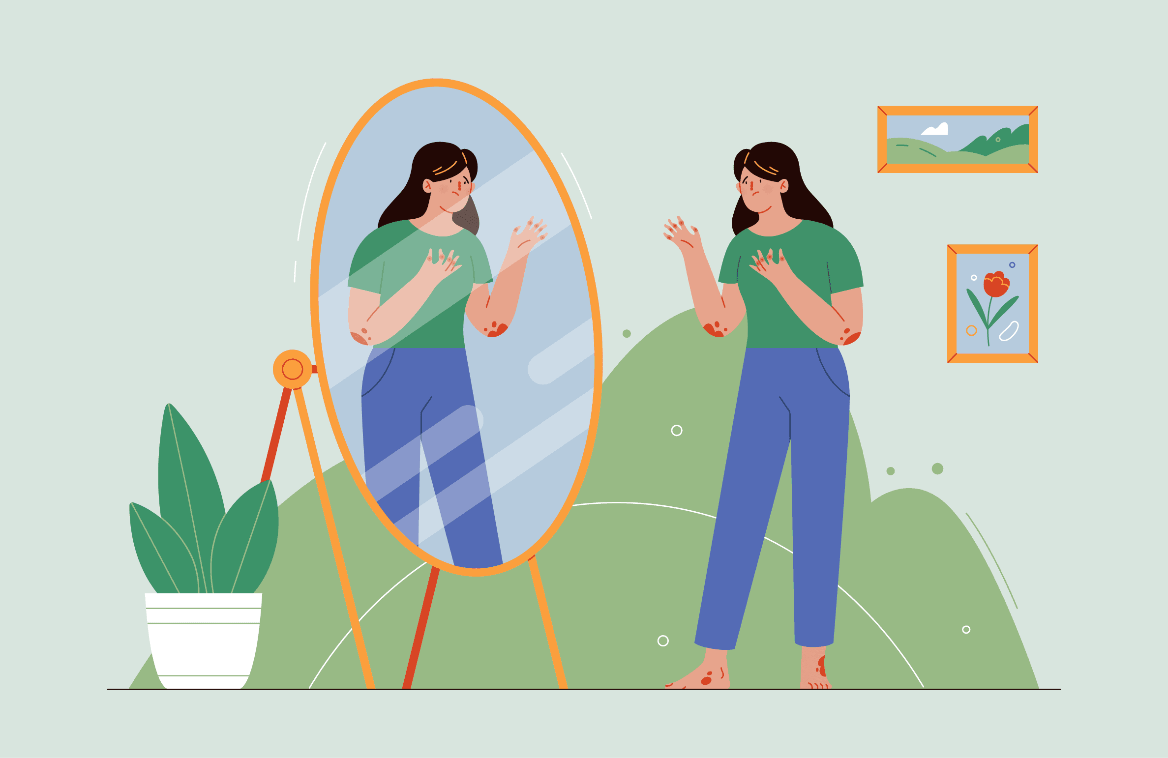 Как псориатический артрит влияет на восприятие тела